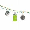Captain Stag Um 1612 [hanging Chain Clothesline Rope With Carabiner Loop Rope Green X Yellow Monte]