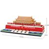 World Famous Historical Architecture Tiananmen Micro Diamond Block China Beijing Tianan Men Model Brick Nanobrick Toy Collection