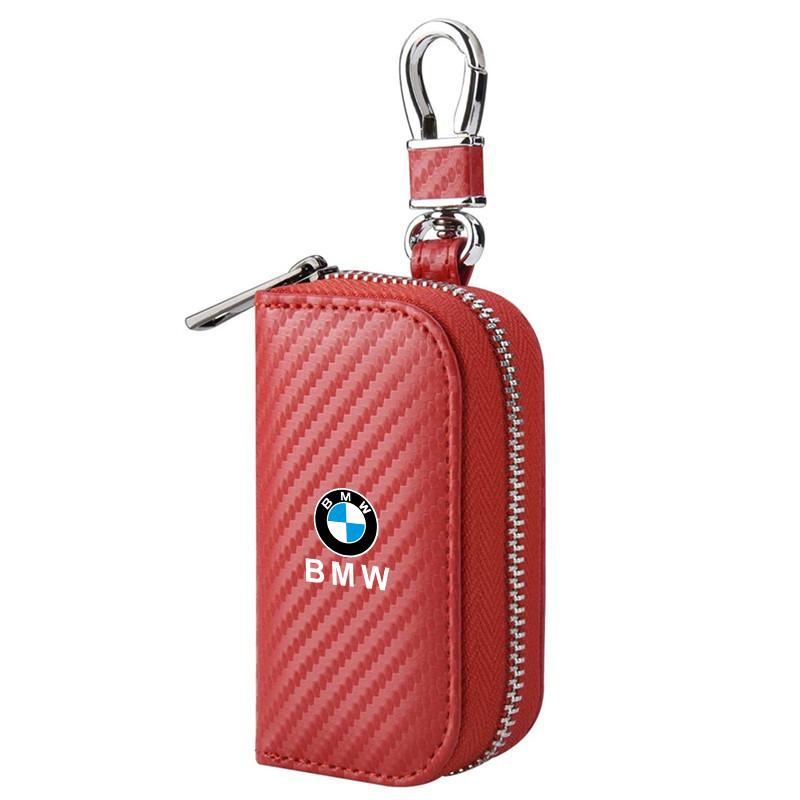 Custodia Porta Chiavi Auto in Pelle Fibra di Carbonio di Lusso Per BMW X1 X2 X3 X5 X4 X6 X7 G30 G20 G32 G11 G12 F40 F30 F20 F10 F34 F07