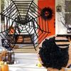 Halloween Plush Spider Veil Horror Party Decoration Props Simulation Spider Outdoor Party Decorations Spider