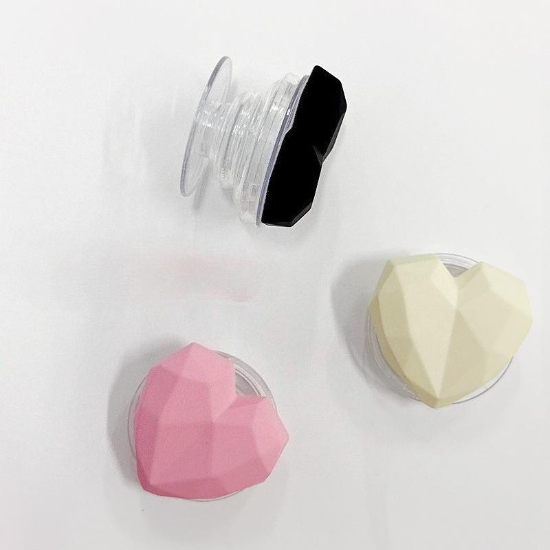 New Arrival 1 Piece 3D Love Heart Mobile Phone Expanding Stand and Grip Smartphone Desk Support Bracket Holder for iPhone