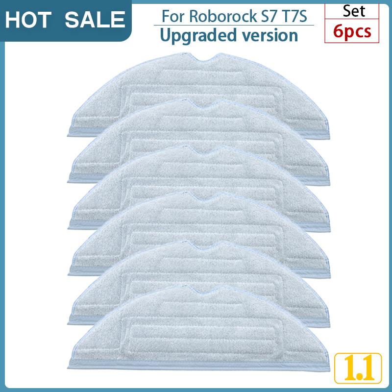 Paño para Mopa Roborock S7 MaxV Ultra / S7 Accesorios robot Aspirador lavable Limpieza Trapo Desechable Piezas de Repuesto