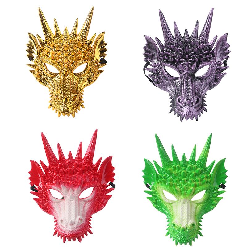 Halloween Zahraniční obchod Hororová dračí maska Tanec Bude na Video Představení Karnevalová párty 3D Stereoskopická maska
