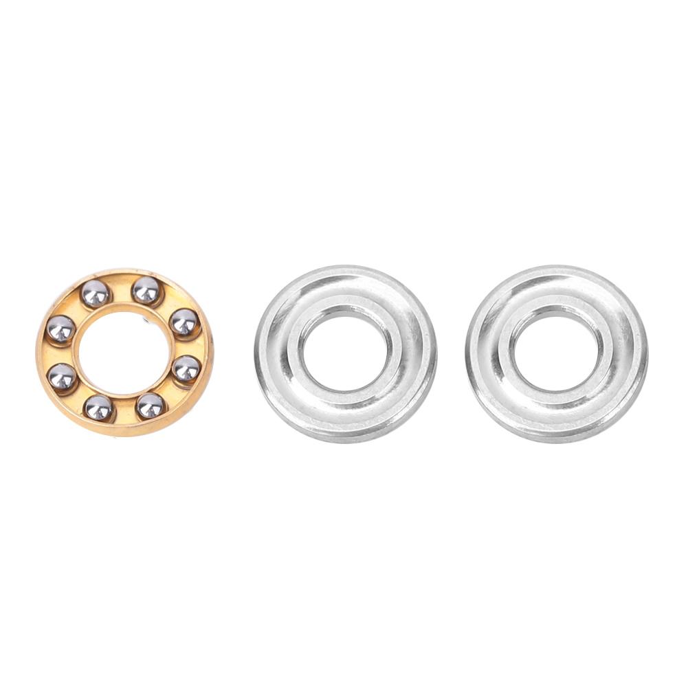 10pcs Thrust   Bearing Miniature High   Flat Steel Bearings Set (F2.5-6M 2.5x6x3mm)