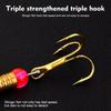 Rotating Metal Spinnerbait Fishing Lure Set in Box