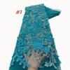 2025 Luxury French Mesh Embroidery Beaded Lace Fabric African Nigerian Sequins Lace Fabric For Wedding Dresses Sewing Material