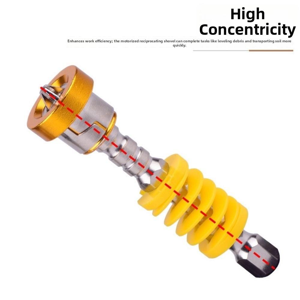 2/5Pcs Magnetic Spring-Loaded Screwdriver Bits Screw Holder for Drill Plasterboard Work