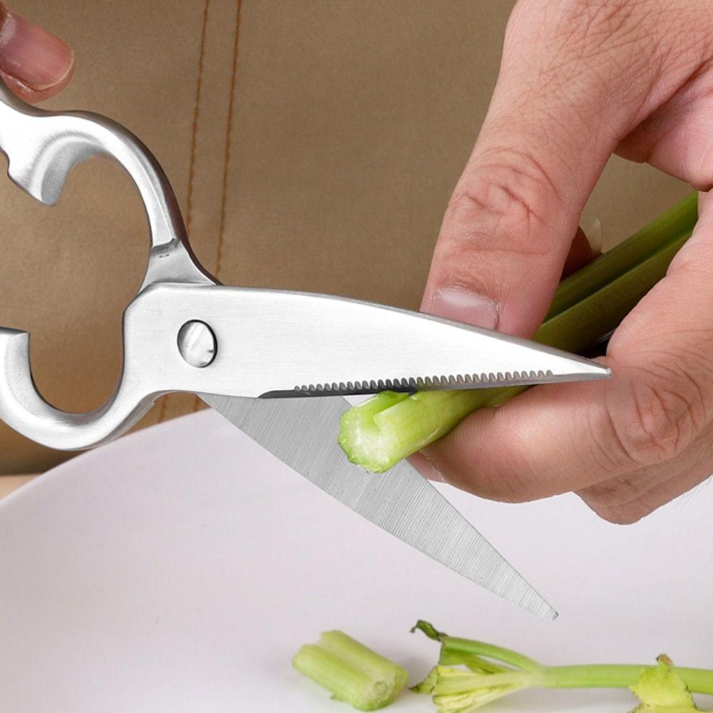 Gourd Shape BBQ Scissor Removable Chicken Bone Scissor Food Scissor Kitchen Scissor Fish