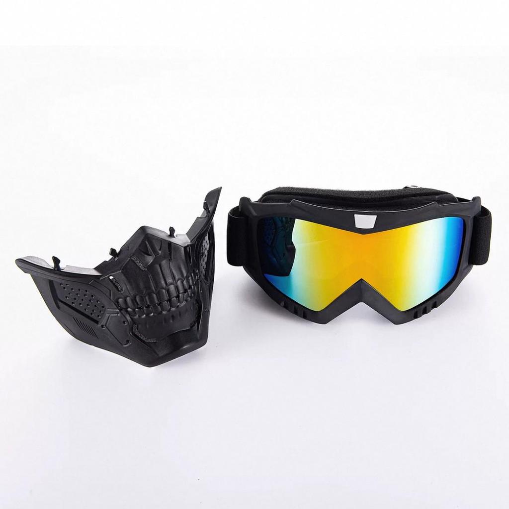 Retro Harley Goggles with One-Piece Mask - 2025 Off-Road Riding Glasses Available