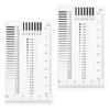 Plastic Crack Width Gauge Transparent Spot Inspection Ruler  Manufacturing