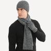 Winter Warm Men's Beanie Hat Scarf Gloves Set