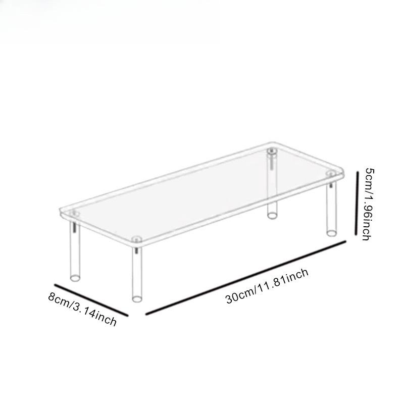 Acrylic Blind Box Display Rack Standing Table Cupcake Cosmetic Perfume Dolls Action Figure Display Rack Decoration Storage Shelf