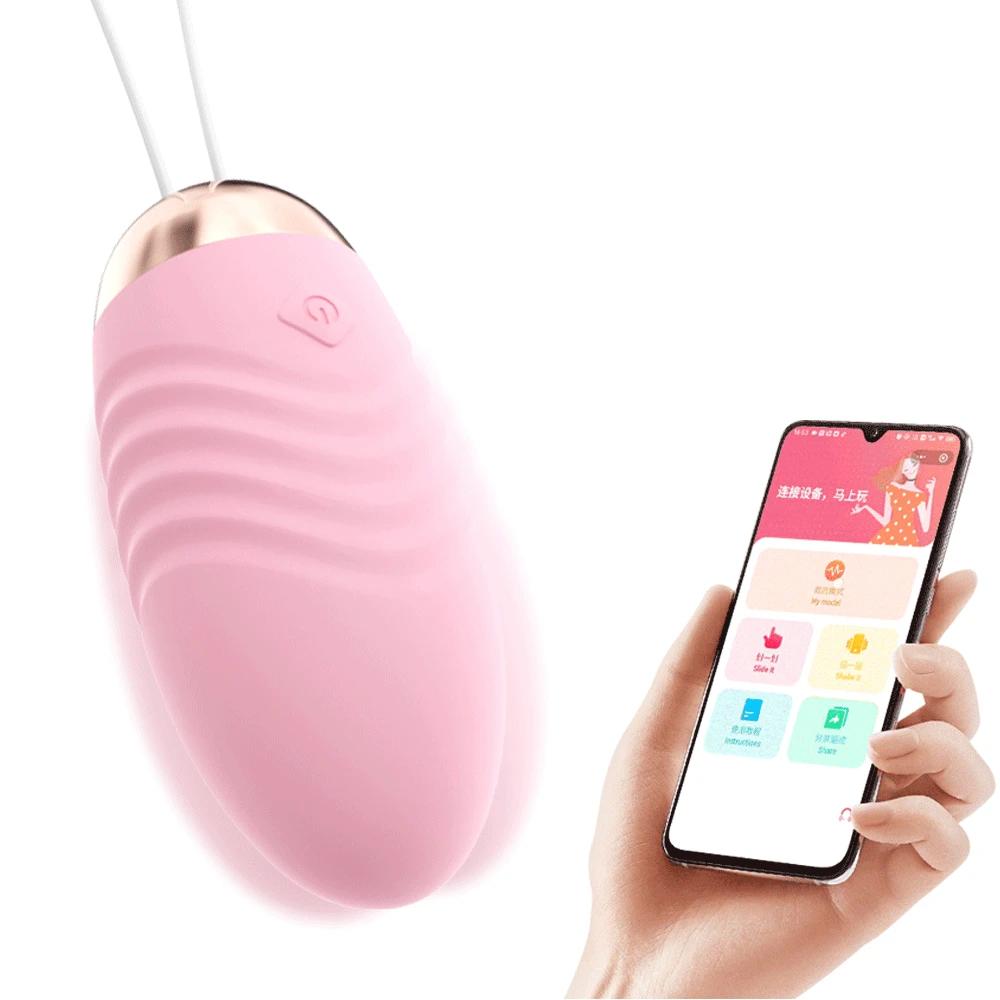 Wireless App Mini Bullet Vibrator Female 10 Mode Vagina Stimulator Wearable Pantie Vibrating Love Egg Sex Toy for Adults Women