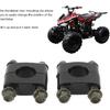Motorcycle Handlebar Risers, 1 Pair 7/8" 22mm Aluminium Universal Handlebar Riser Clamp Single Hole Handle Mount Clamp Replacement for Motorcycle