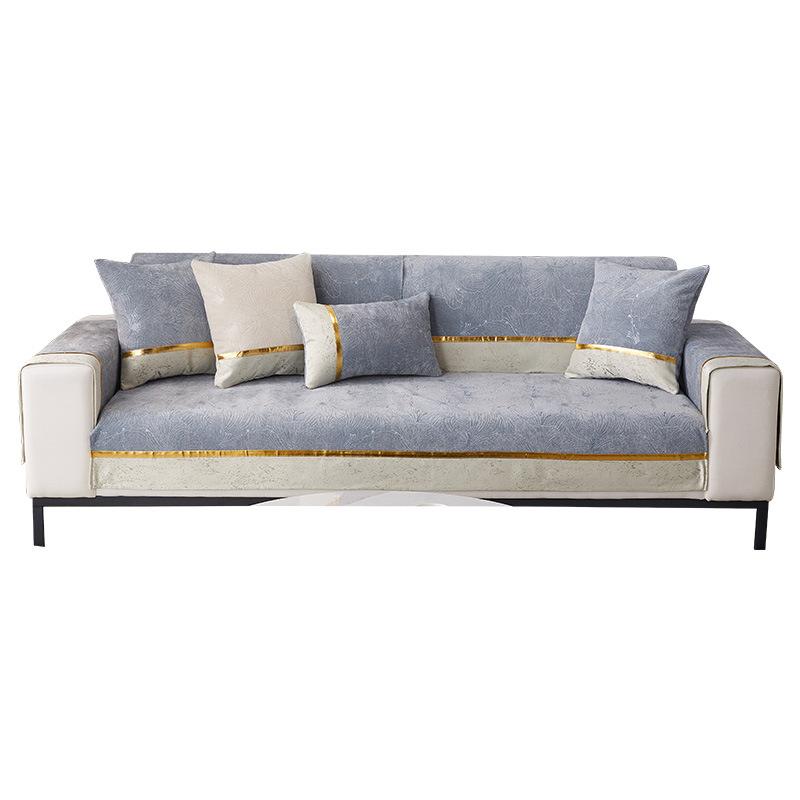 Sofa Cushion Modern Chenille Sand Towel Four Seasons Universal Pet Friendly Sofa Cushion Suitable for Living Room Office Decoration Sofa Cushion