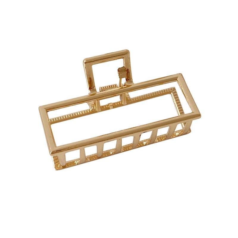 Minimalist Style Geometric Metal Catch Clip Ponytail Clip Women Bath Hair Clips Hair Accessories