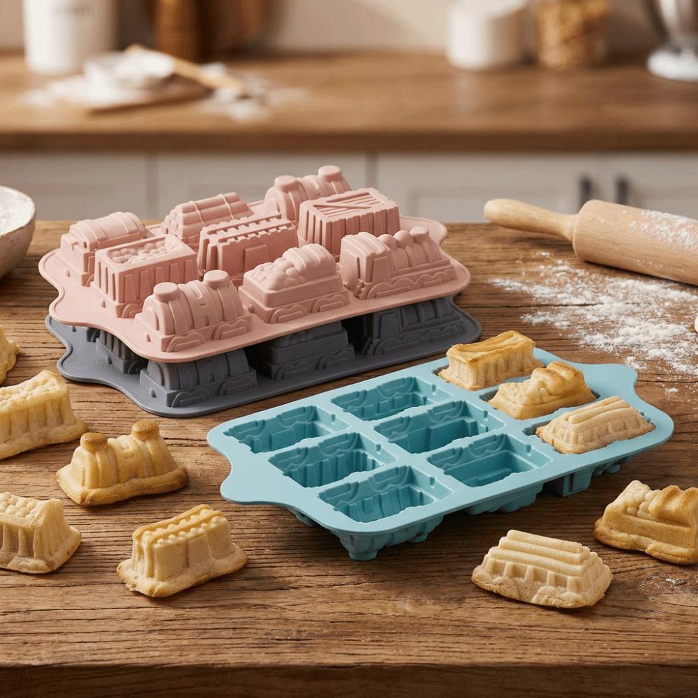 Non-Stick Cake Mold 9-Tank Design Pudding Cup Mold Baking Mold Jelly Mold  Kitchen