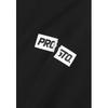 Prosto Crack Box Logo Hoodie, Mens Black Sweatshirt