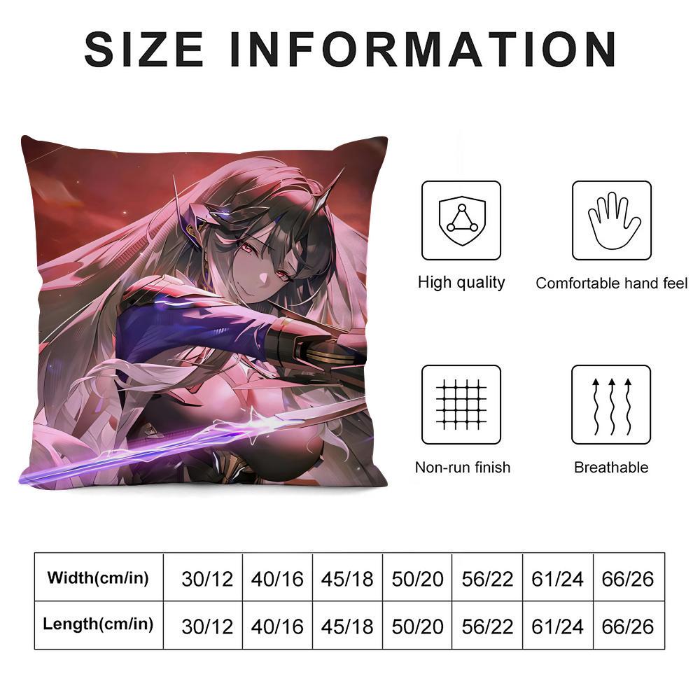 P-Punishing Grayy Ravenn Game Cushion Cover Pillowcase Ultra Soft Skin Friendly Fabric Cloud Like Comfort & Concealed Zipper