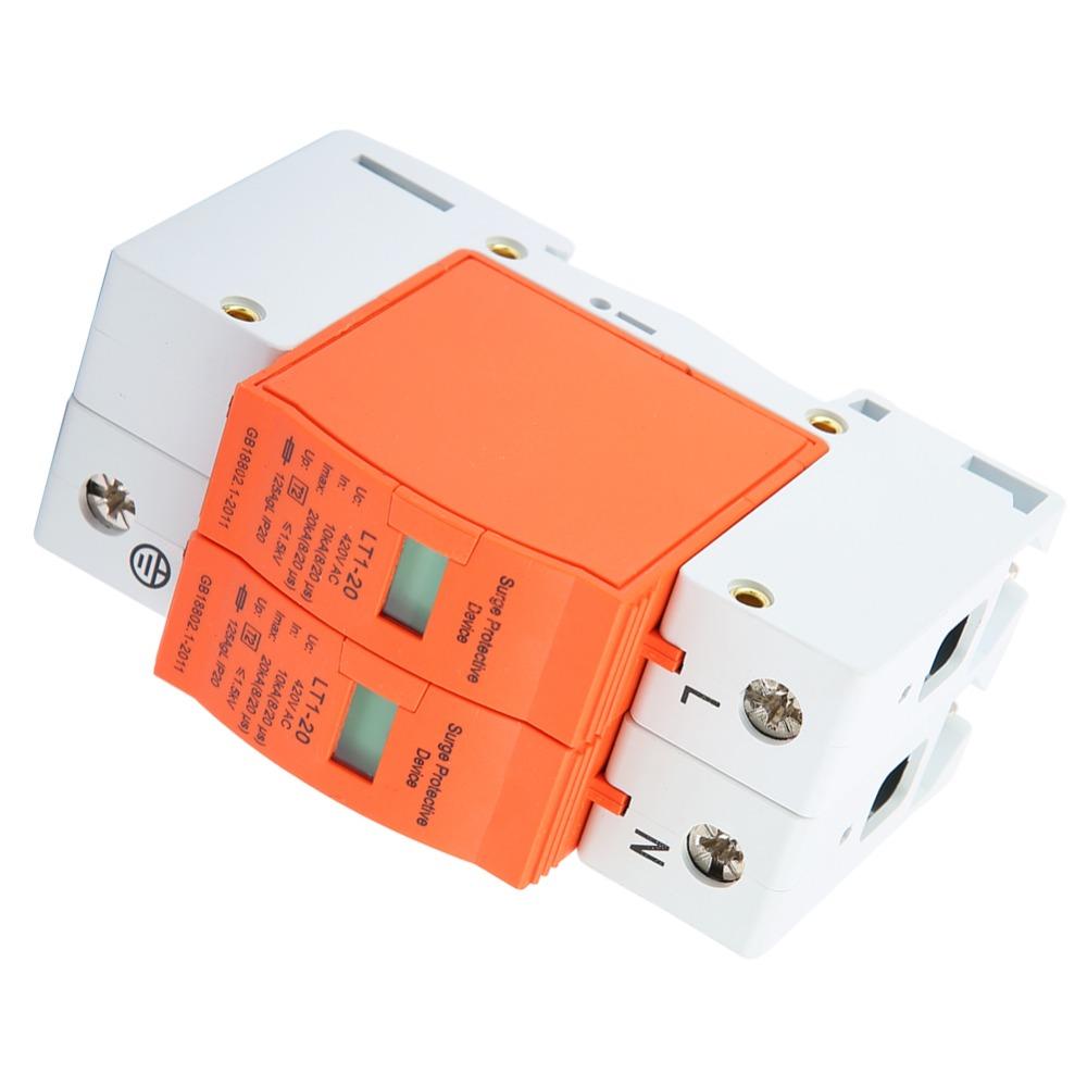 2P Protective Device 10kA-20kA Low Voltage Arrester Durable House Arrester Device  House Use
