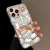 For IPhone for Apple Mobile Phone Case, High-end, Double-layer Imd Magnetic Phone Case, Non-yellow, Cute with Bracket