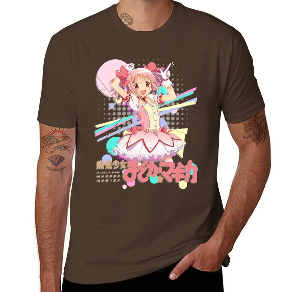 Madoka Magica~ T-Shirt oversizeds vintage korean fashion tops cotton t shirts