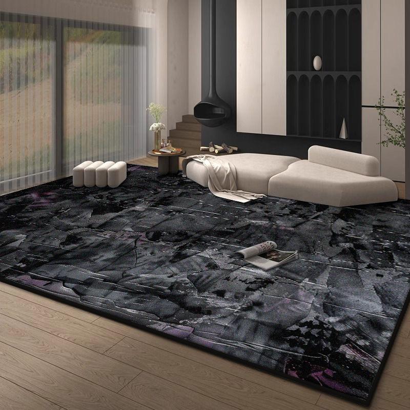 Moderner Stil Leicht zu Reinigen Großer Teppich für Wohnzimmerdekoration Zuhause Sofa Bereich Teppiche Waschbar Schlafzimmer Arbeitszimmer Rutschfeste Bodenmatte