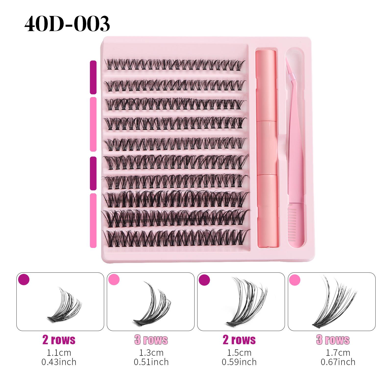 

«Накладные ресницы «рыбий хвост» Cross Lazy Trilogy — 10 рядов отдельных пучков ресниц для Европы и США». Стиль