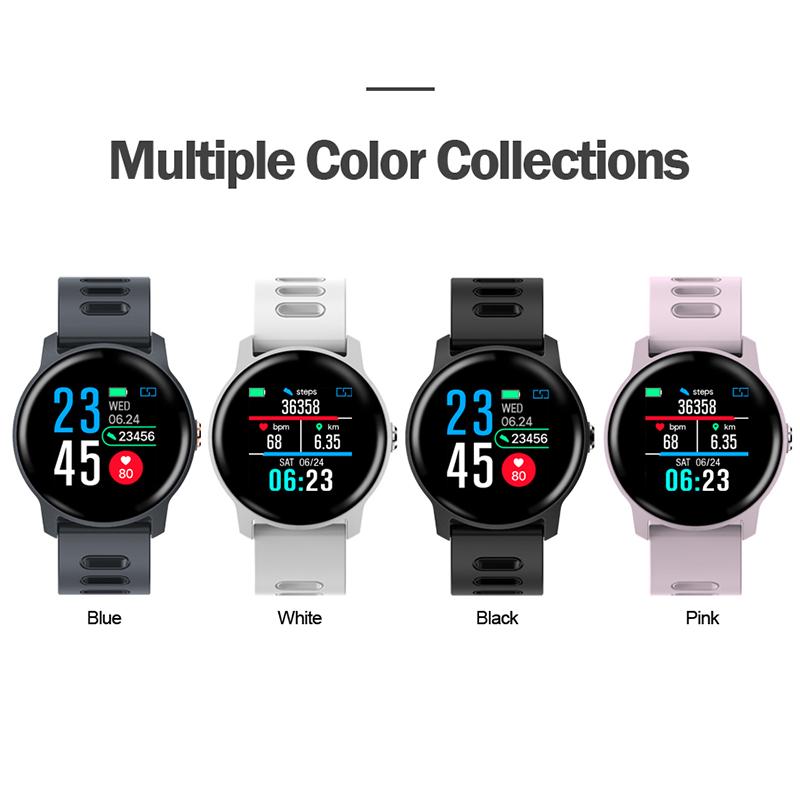 Buy Smart Watch IP68 Waterproof Heart Rate Monitor Blood Pressure Sport ...