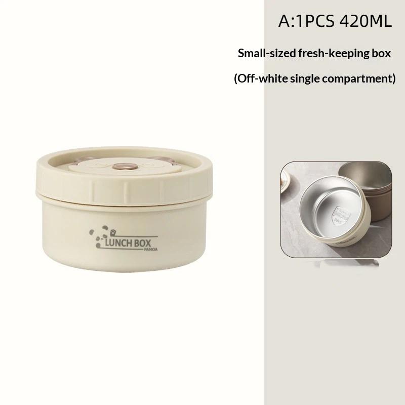 

Portable Insulated Food Lunch Container Set With Thermal Lunch Box 1/2/3/4 Separate Stackable Lunch Container For Adult Kids A