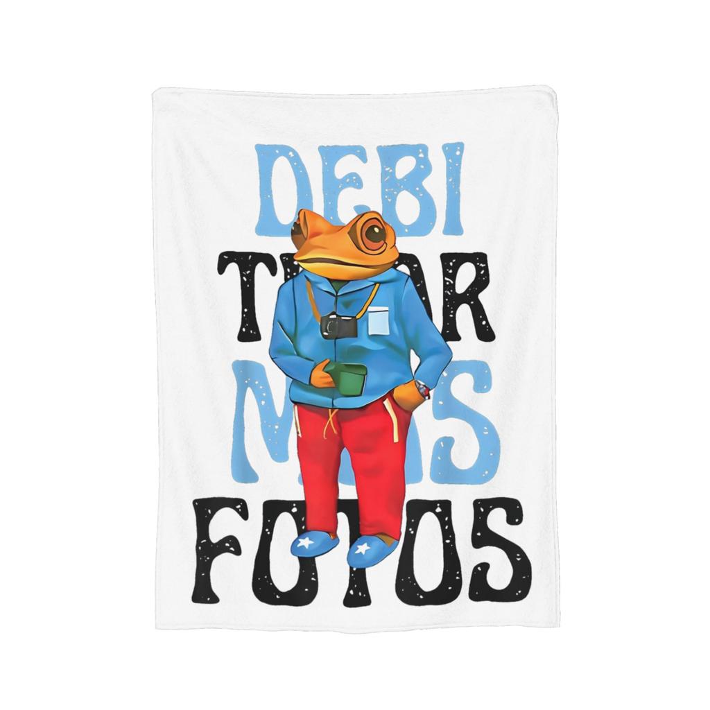 Bad Bunny DTMF  Fleece Blankets Music Funny Throw Blankets for Home 150*125cm Plush Thin Quilt,