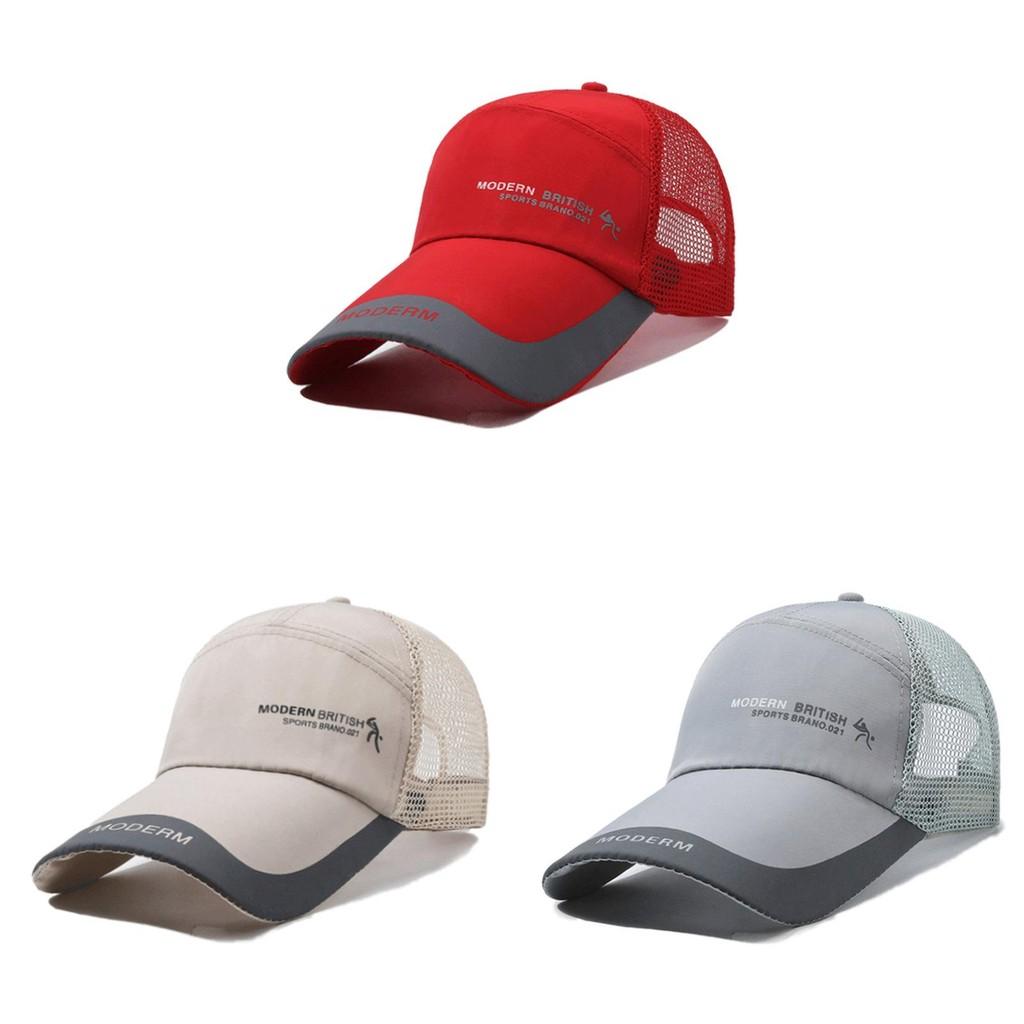 Elegant Sunshade Duckbill Hat For Middle Age Men With Quick Dry Fabric And Comfortable Fit