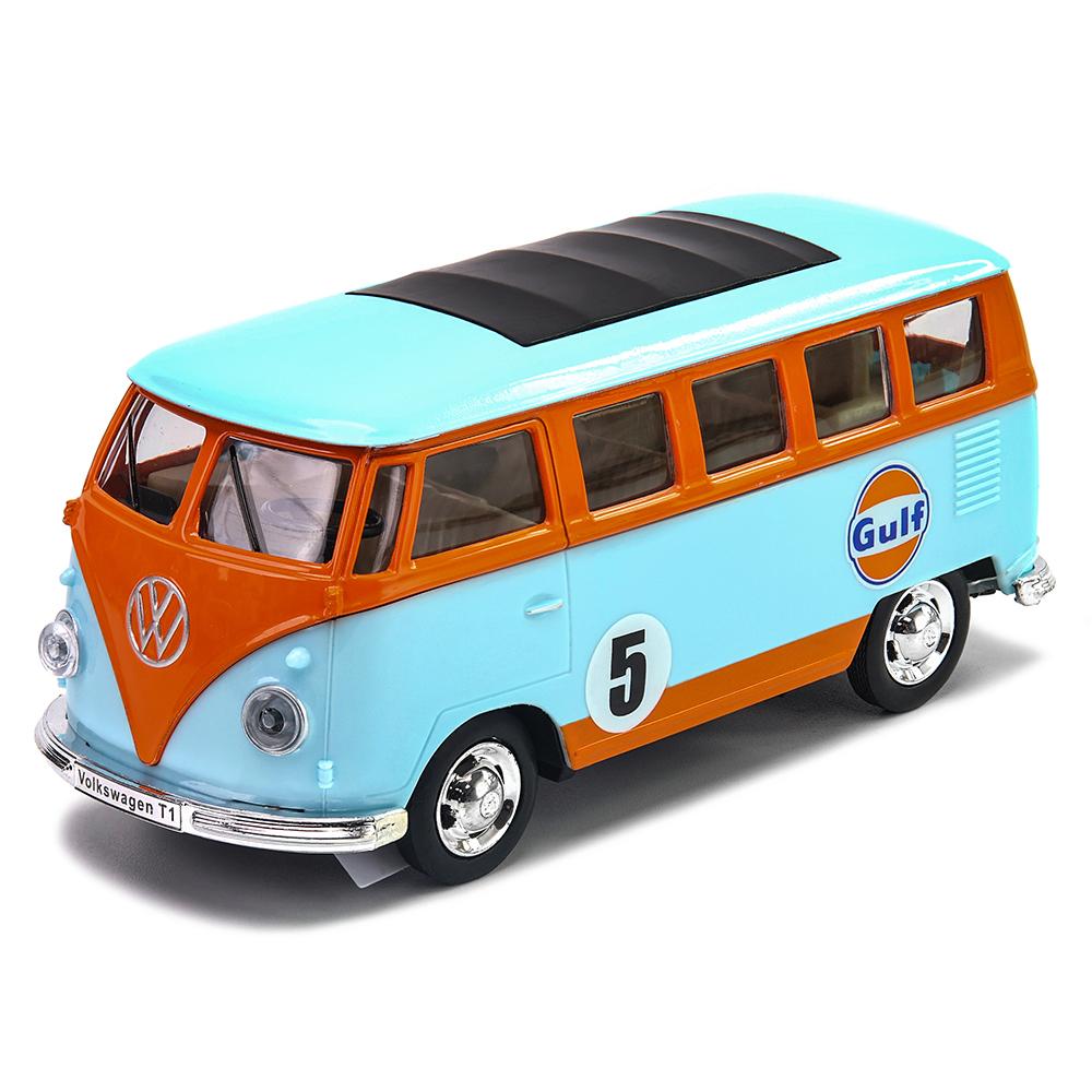 1/30 T1 Tankstelle Auspuff Typ Automodell Kinderauto Tod Spielzeugauto Todesstation Modell Licht Zurückziehen Funktion