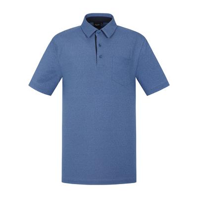 SUPERIOR Men'S Basic Collared T-Shirt Blue (Imjftty20443)