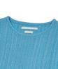 Taibseobiseu Ribbed Bottom Slit Top [Blue]