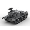 Military Wwii Isu-152 Heavy Assault Gun Tank Model Compatible Assembly Domestic Building Block Toy