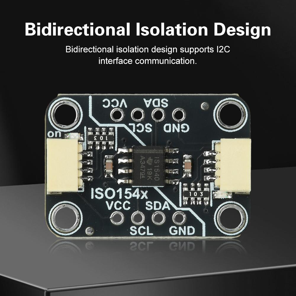 ISO1540 bidirectional I2C isolator Qwiic Board 2500 V-RMS Isolator Support Operation Up To 1 MHz with 8-pin Pin Header