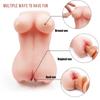 Male Masturbator Vagina Anus 2 In 1 For Men Sex Toys Artificial Vagina Maiden Soft Silicone Masturbation Cup