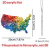 Acrylic Flat Cartoon Decorative Pendant, Car Rearview Mirror Decoration, Backpack Pendant