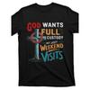 European Size [Plus Size Graphic T-Shirt] Black Polyester Plus Size Casual Graphic Tee - Featuring a Wooden Cross with Red Crown of Thorns Design