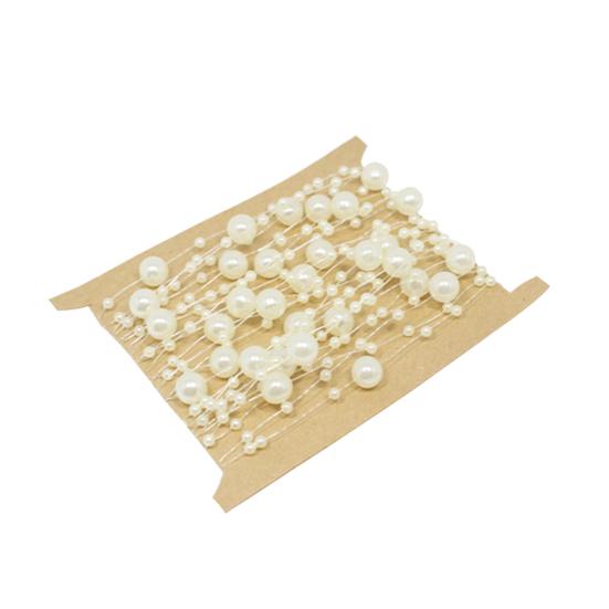 5M Faux Pearl Beads Chain Garland Rope Bridal Wedding Party Headwear