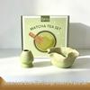 Japanese Lotus Leaf Matcha Bowl Set with Whisk - Tea Ceremony Matcha Mixing Tools