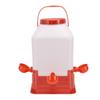 Chicken Waterer 10L Large Capacity Easy to Clean Manual Chick Drinker Waterer for Poultry Feeding