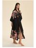 Yaoting Satin Plus Size Women's Long Sleeve Pajamas and Bathrobe Set - Spring/Fall Collection WP5021