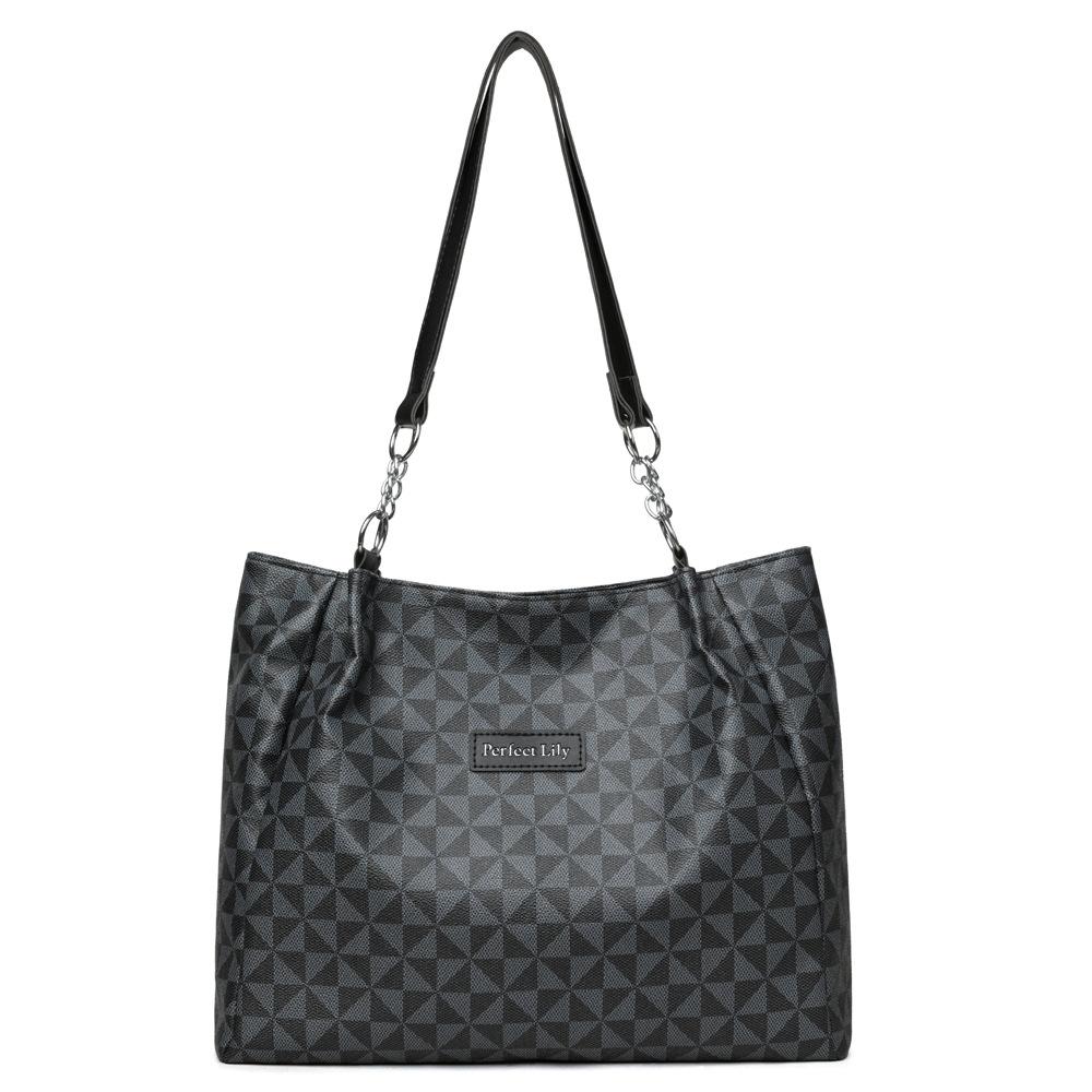 Ladies' Large Capacity Trendy Fashion Printed Casual Shoulder Bag Tote Bag