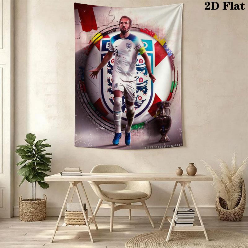 Harry Kane Icon  Wall Hanging Printed Fabric Blanket Decorative Tapestries for Bedroom Living Room Home Decor