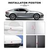 Car Door Transparent Strip Rearview Mirror Anti-Collision Protection Strip For Mitsubishi ASX I200 Outlander Pajero Eclipse Lancer