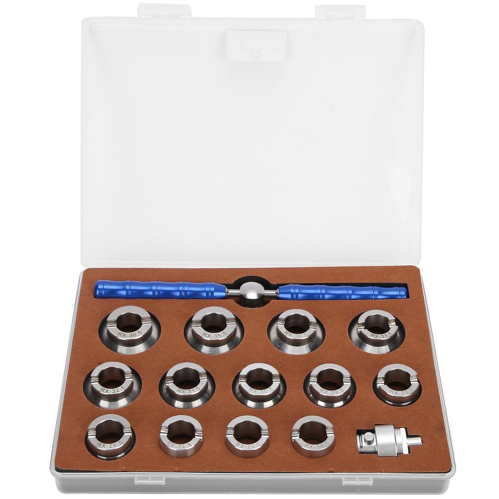 5537 Watch Case Opening Watch Back Cover Opener with Dies Watch Repairing Kit