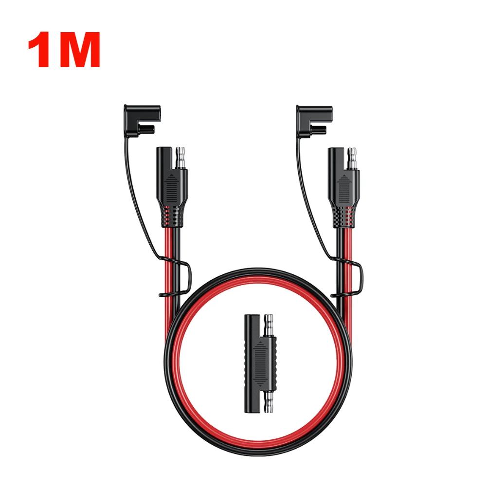Автомобильный удлинитель, быстроразъемный жгут, кабель для зарядки аккумулятора, SAE к SAE 12V-36V, солнечный автомобильный аккумулятор, SAE разъем кабеля питания