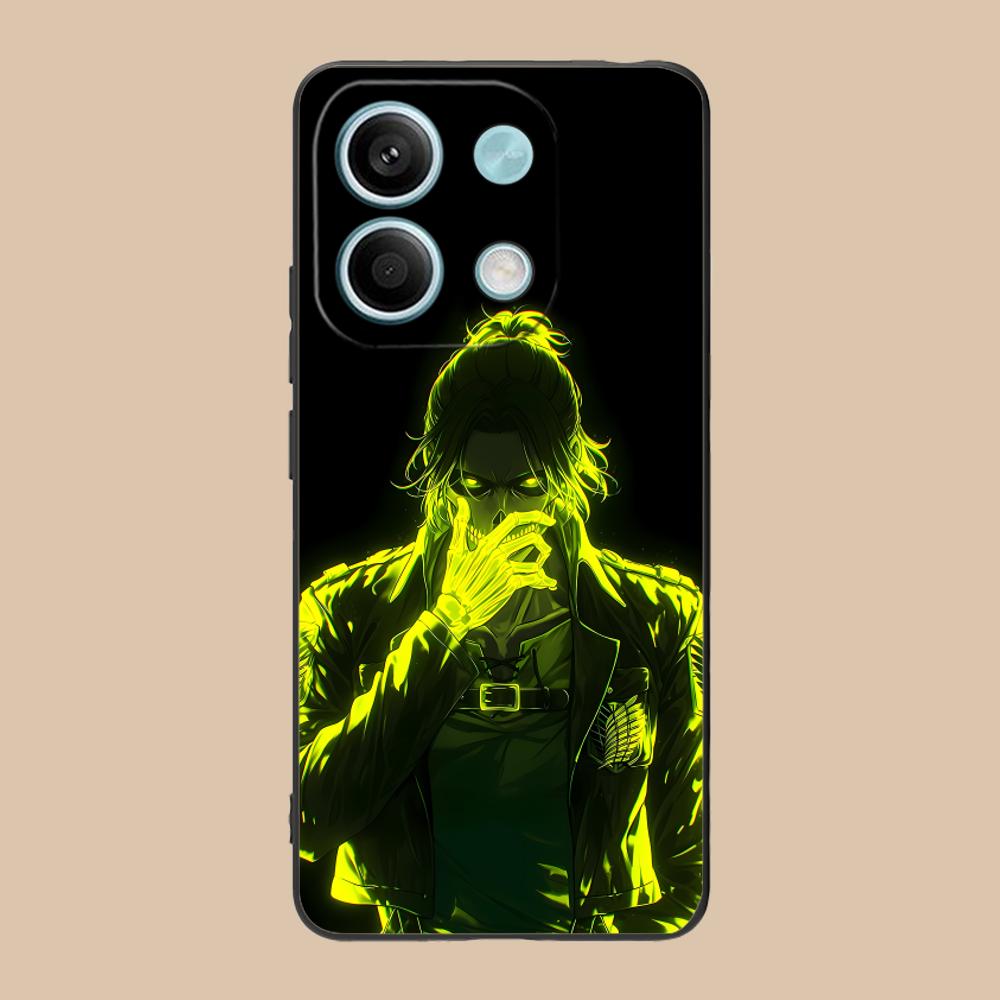 

AOT Eren Mobile Cell Phone Case for POCO M6 M5 M4 M3 X7 X6 X5 X4 X3 F6 F5 F4 Pro GT 5G Colour Protective Cellphones Cover Pretty Poco M4 Pro 5G